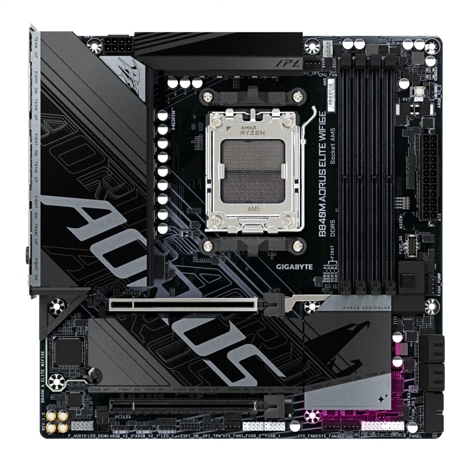 Motherboard Gigabyte B840M Aorus Elite WIFI 6E DDR5
