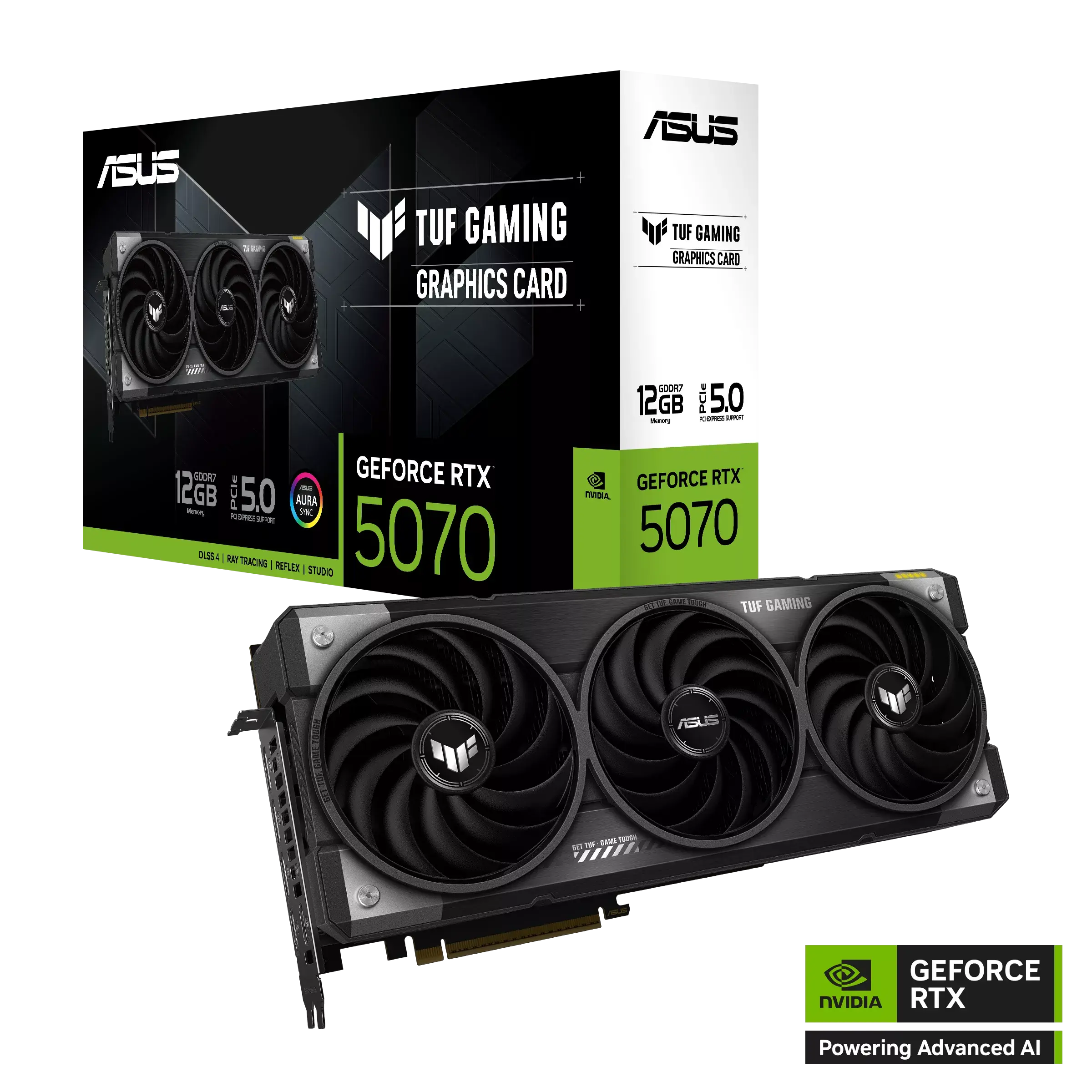 PLACA DE VIDEO ASUS RTX 5070 TUF GAMING 12GB OC