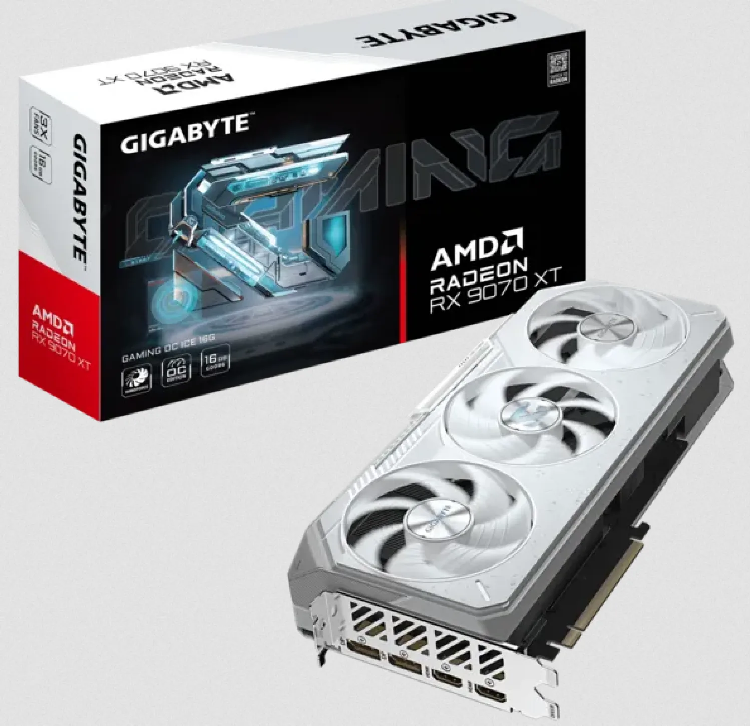 PLACA DE VIDEO GIGABYTE RADEON RX 9070XT GAMING ICE 16GB