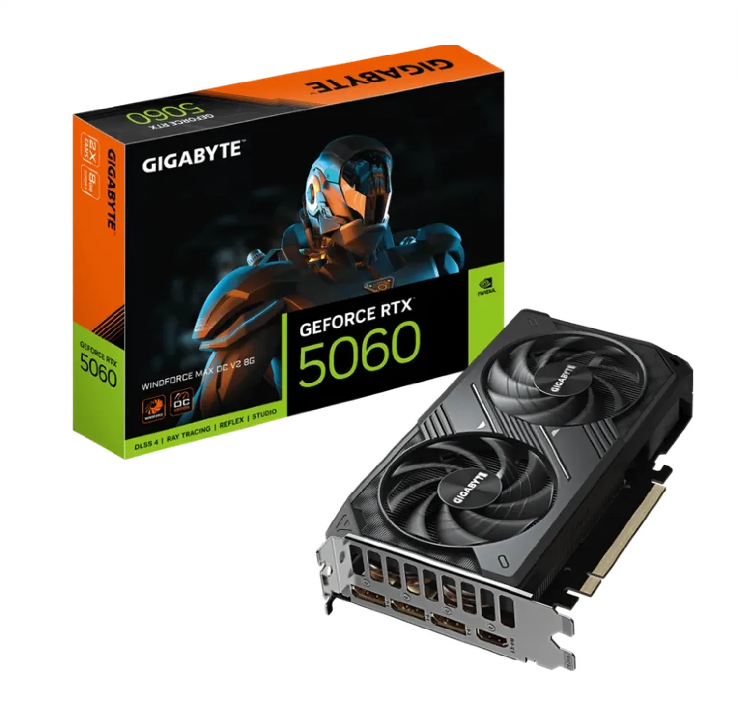 Placa De Video Gigabyte Rtx 5060 Wf2 Max Oc V2 8g — foto 1