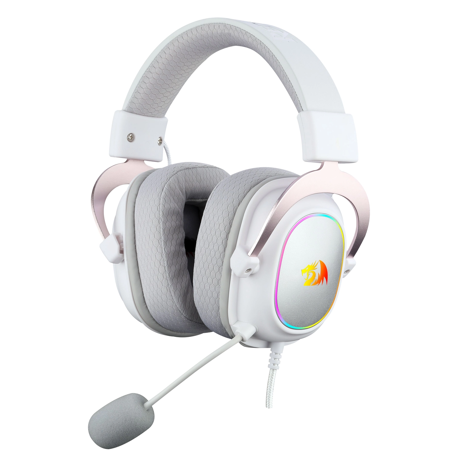 AURICULAR REDRAGON ZEUS X H510 RGB BLANCO