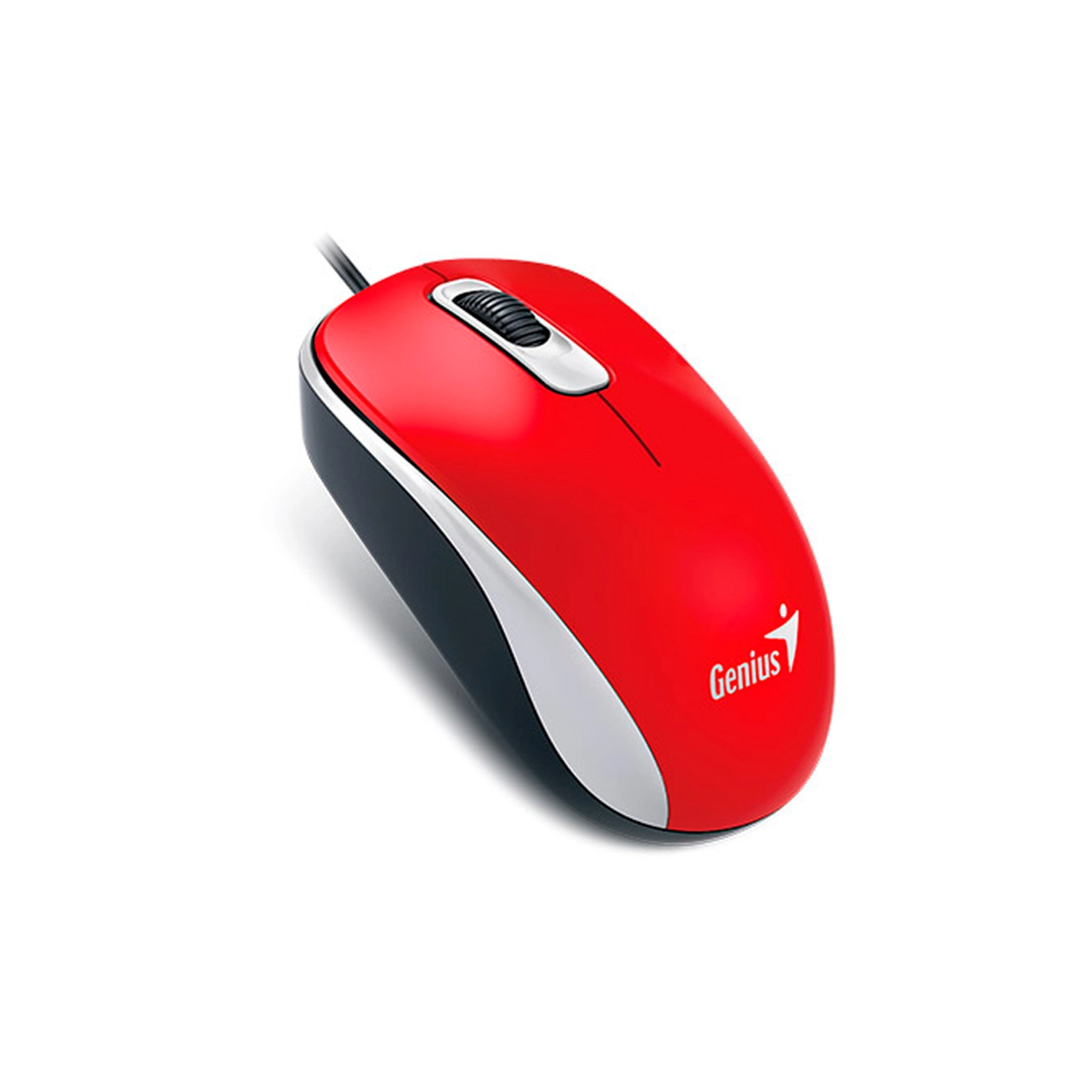 MOUSE C/CABLE GENIUS DX-110 ROJO