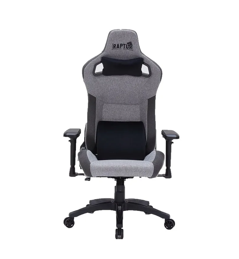 SILLA GAMER RAPTOR THRONE R20 TELA GRIS (7275)