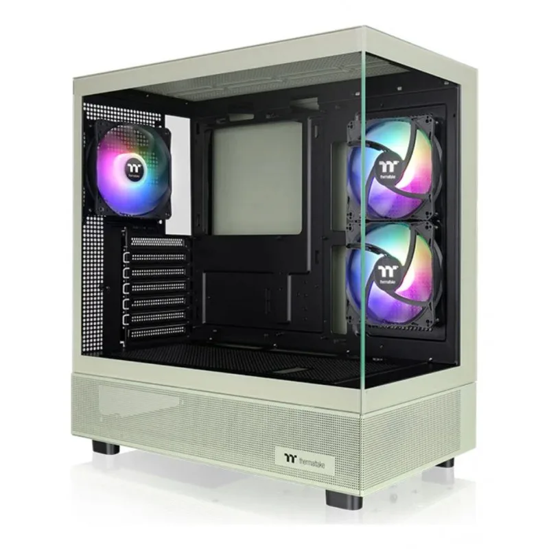 Gabinete TT View 270 Plus Mid-Tower TG X2 Fan ARGB X3 Matcha Green (4205) — foto 3