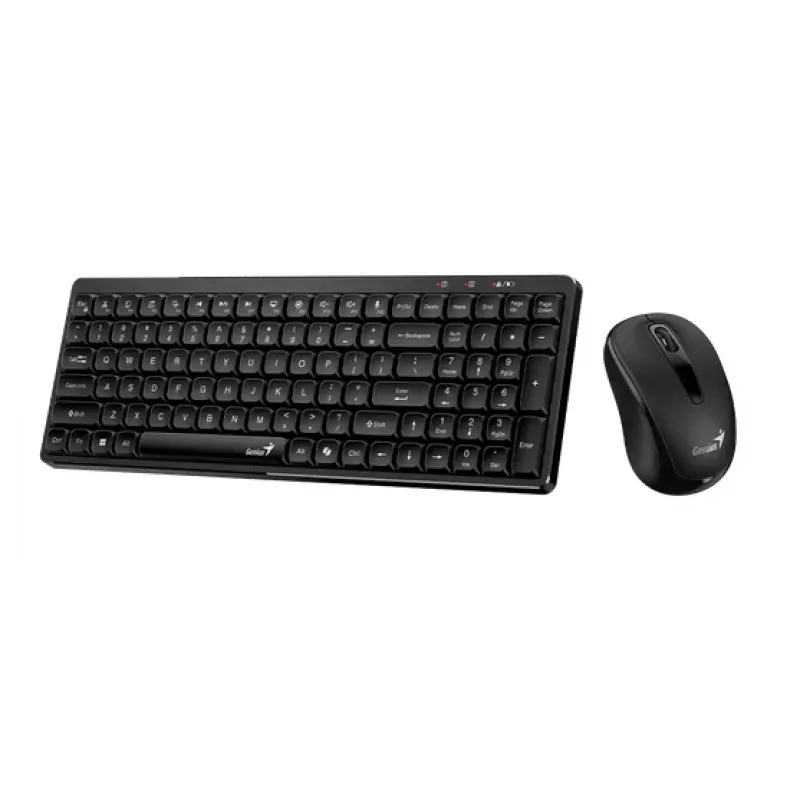 Teclado + Mouse Wireless Genius Luxemate Q8100 Black — foto 2