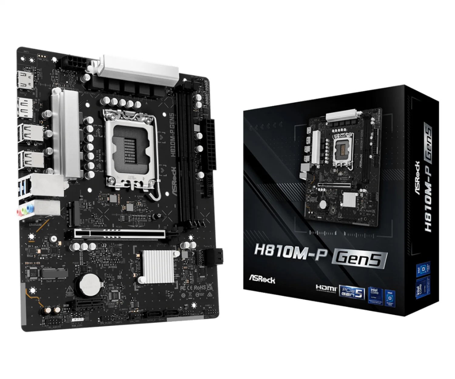 MOTHER ASROCK (LGA1851) H810M-P GEN5 INTEL
