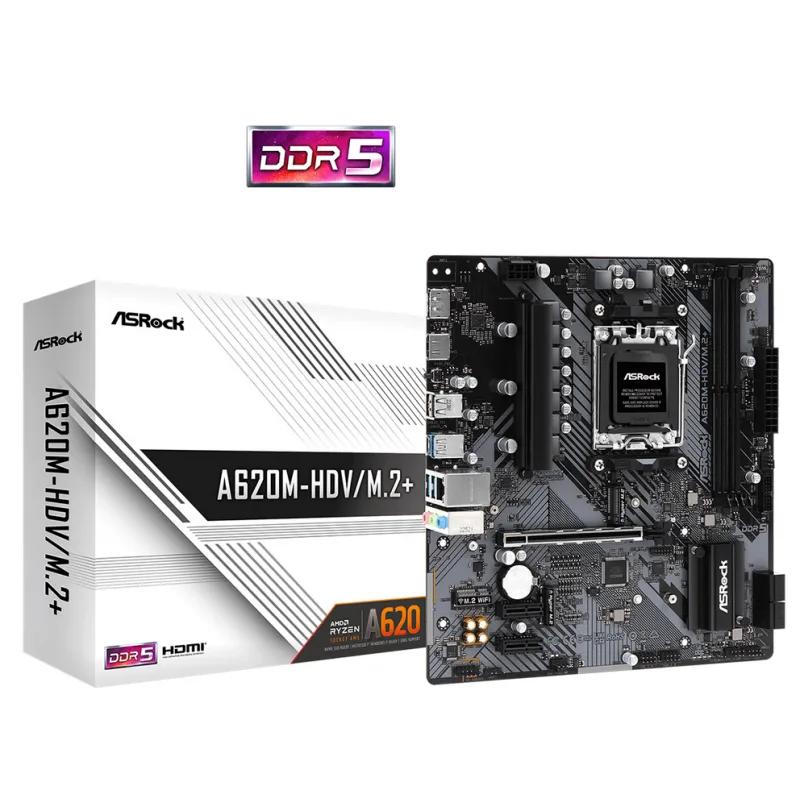 Mother Asrock (am5) A620m-hdv/m.2+ — foto 3