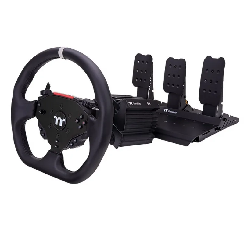 Simulador Thermaltake Bundle G15 Volante Pedalera Triple Drive Racing 15nm 16bits
