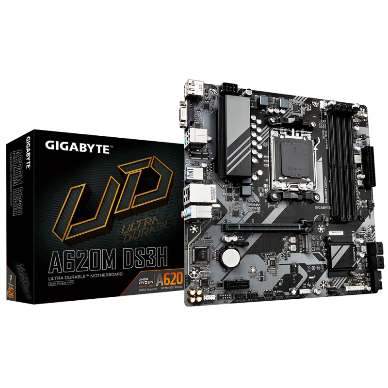 Mother Gigabyte (am5) A620m Ds3h — foto 2
