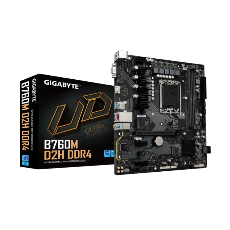 MOTHER GIGABYTE (LGA1700) B760M D2H DDR4 — foto 2
