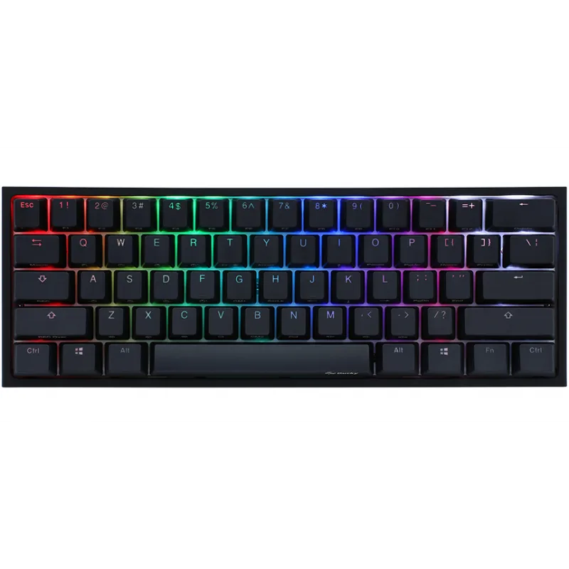 TECLADO GAMER DUCKY ONE 2 MINI RGB KAILH BOX BROWN SWICHT DOUBLE-SHOT PBT MECANICO — foto 2