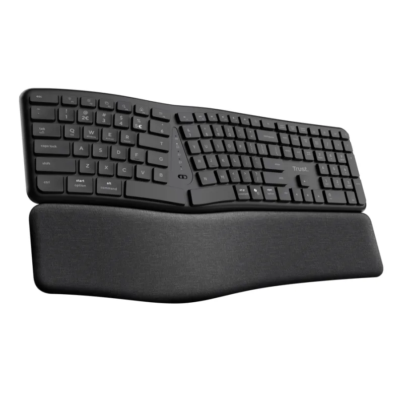 TECLADO TRUST KEYRA ERGO MULTI WIRELESS US