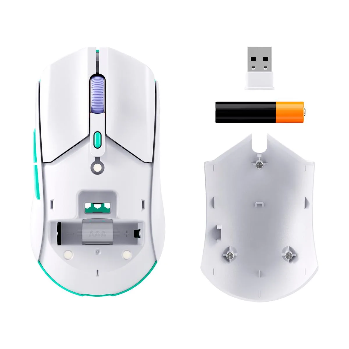 Mouse HyperX Pulsefire Haste 2 Core- (Blanco) — foto 2