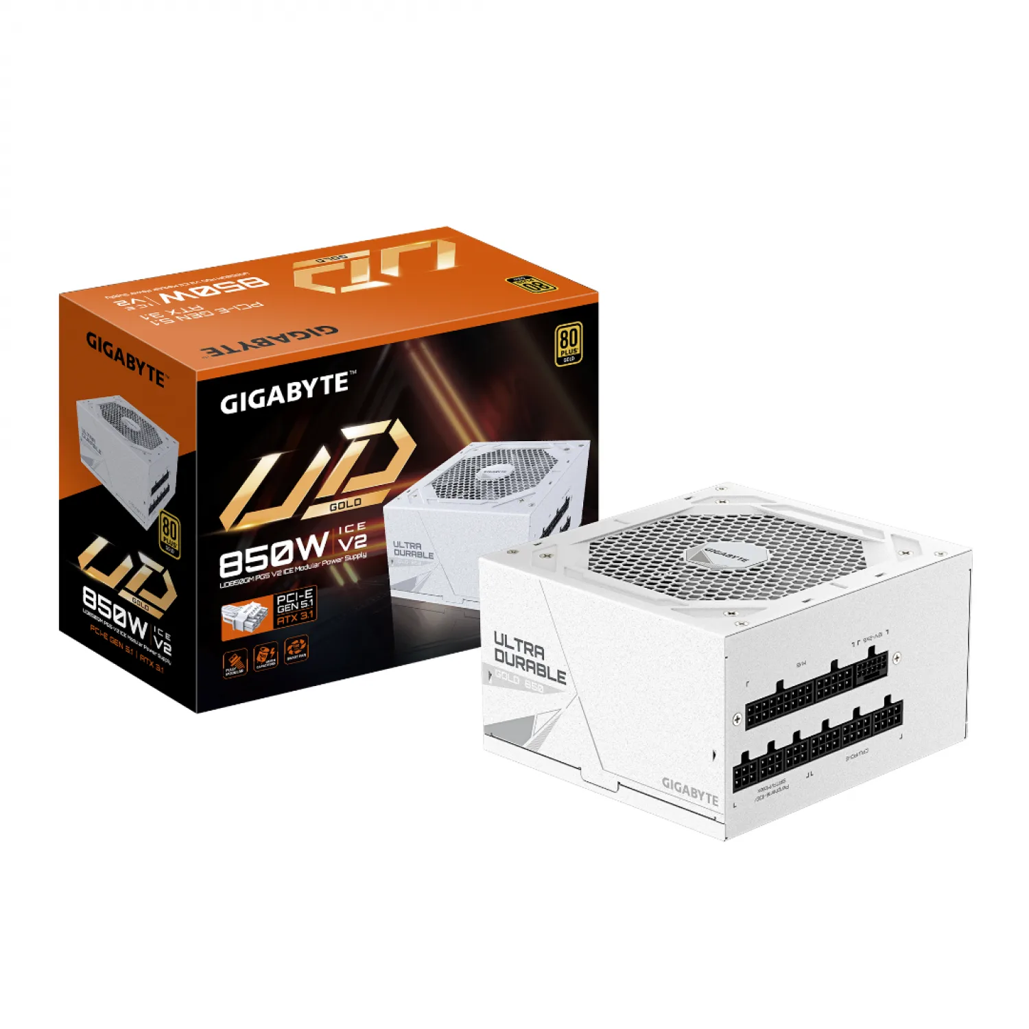 FUENTE GAMER GIGABYTE 850W PG5 ICE