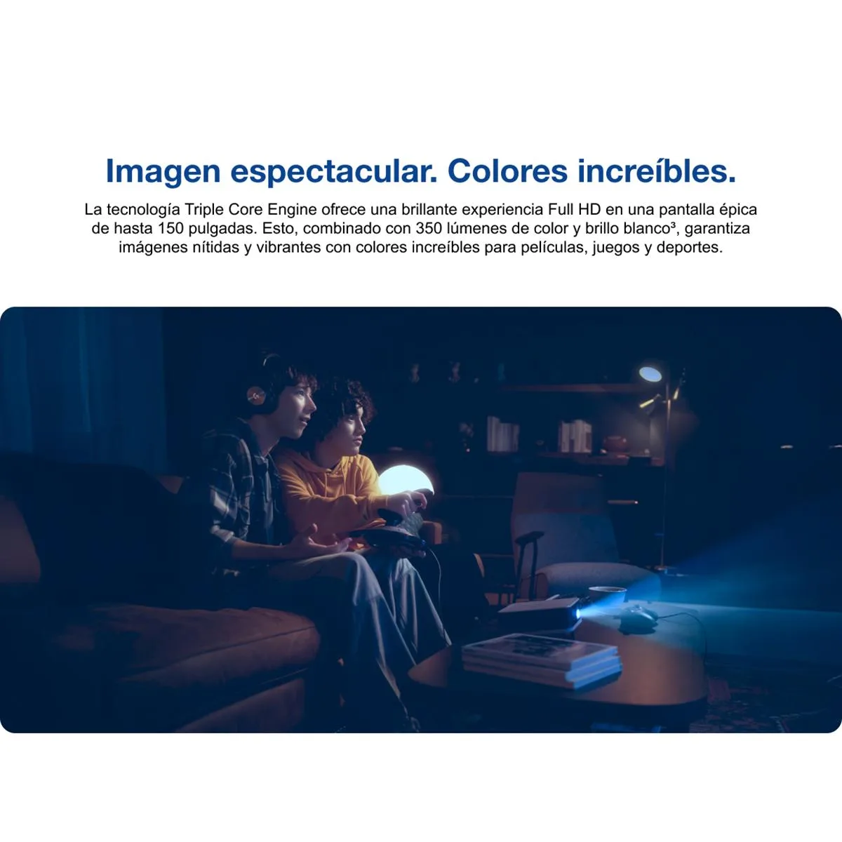 Proyector Portátil Epson EF30 Gris 150" Smart 350lm — foto 8