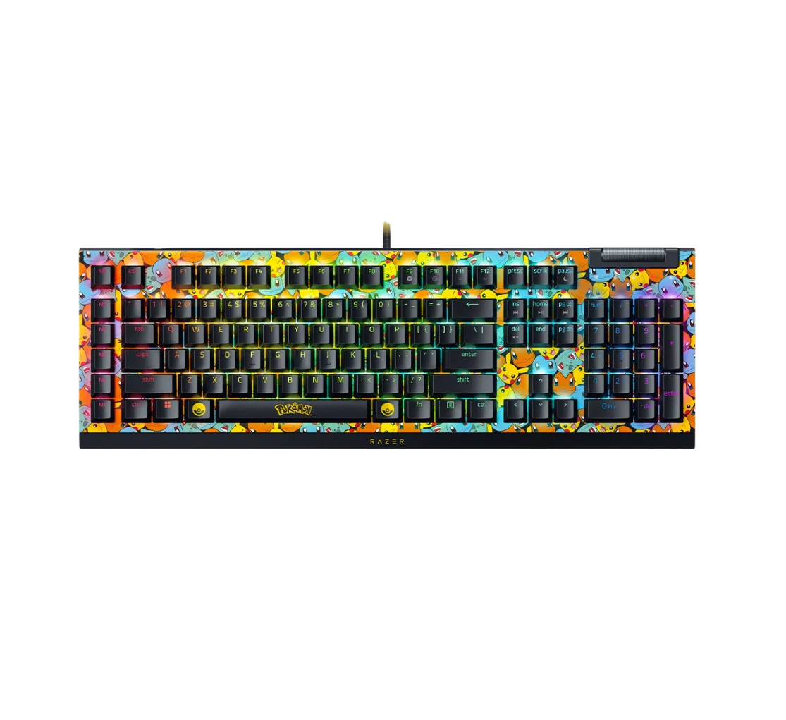 TECLADO RAZER BLACKWIDOW V4 X POKÉMON EDITION (2943)