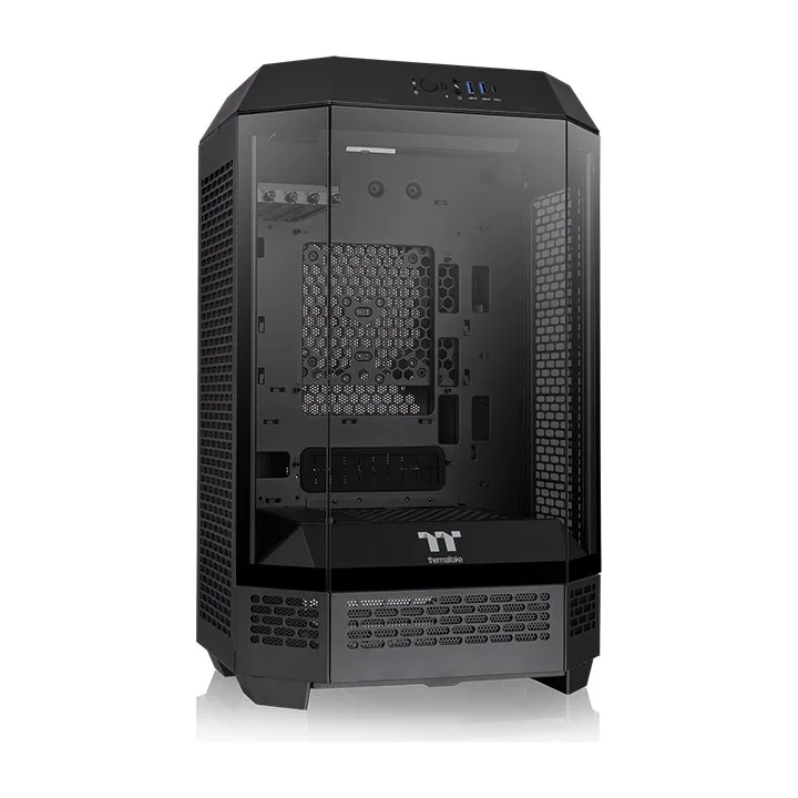 GABINETE TT THE TOWER 300 MID-TOWER TG X3 FAN X2 BLACK (1051)