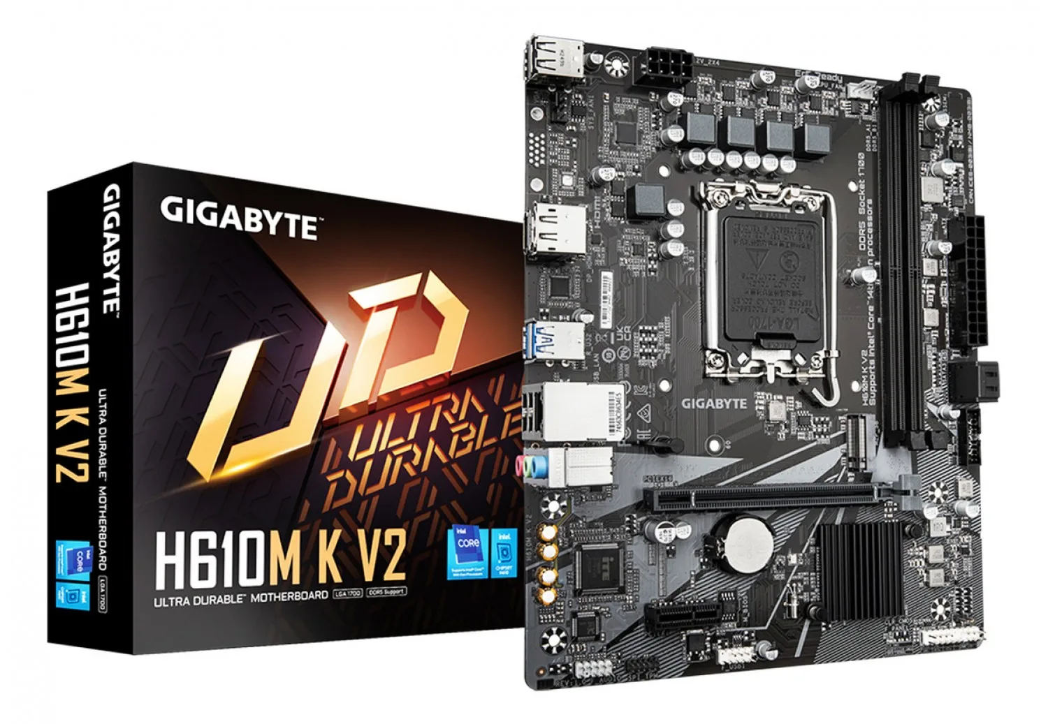 MOTHERBOARD GIGABYTE H610M K V2 LGA1700 DDR5