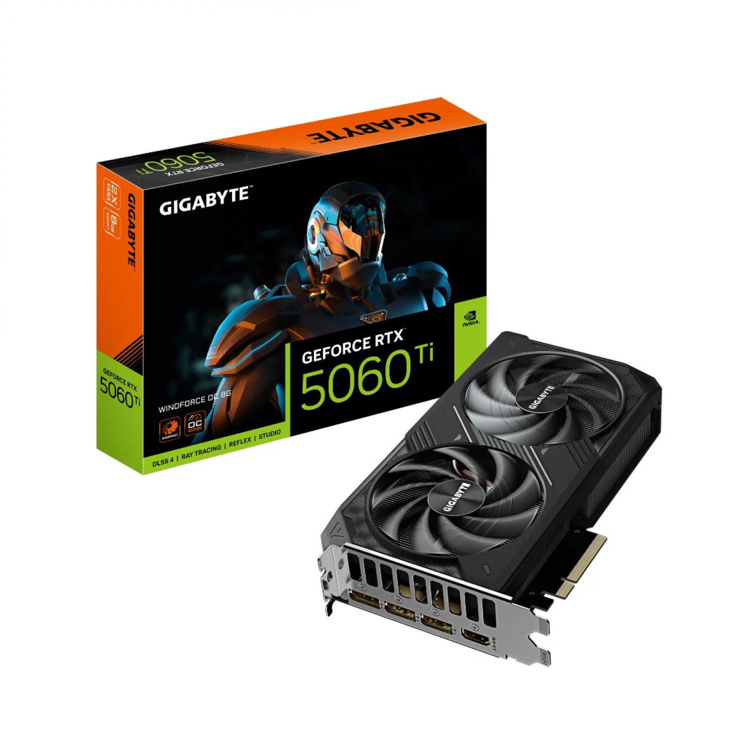 VGA GIGABYTE GEFORCE RTX 5060 TI WINDFORCE OC 8G