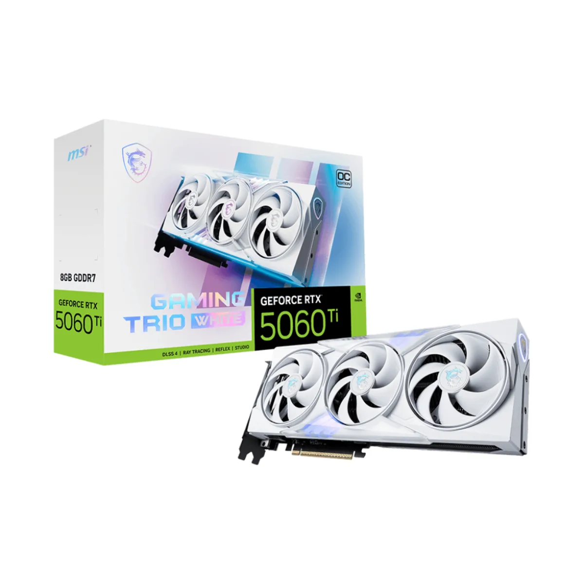 VGA MSI GEFORCE RTX 5060 TI GAMING TRIO OC 8G WHITE (1400)