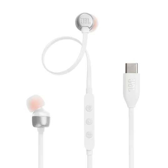 AURICULAR JBL T310C CABLEADO USB C BLANCO (1191)