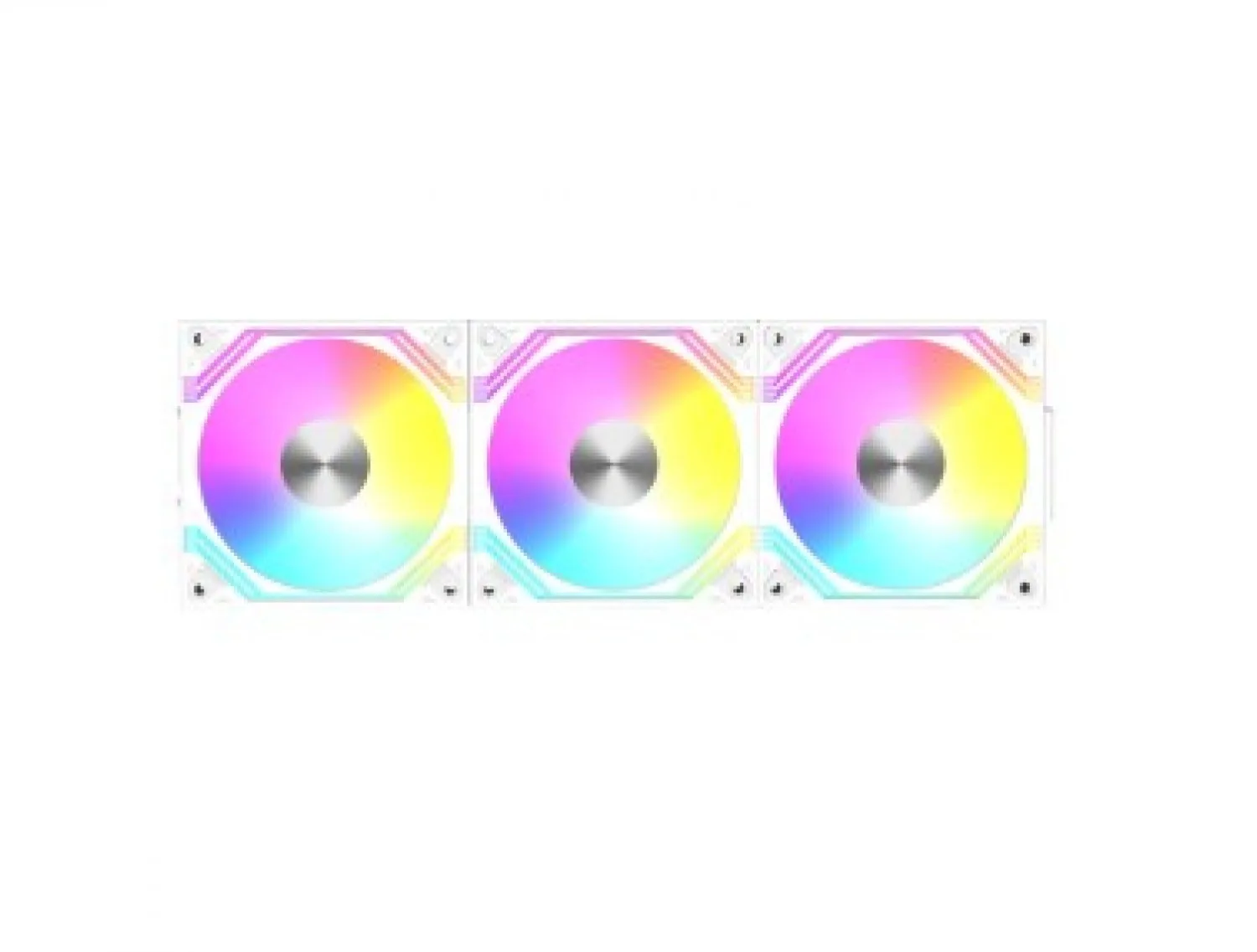 COOLER FAN RAIDMAX KIT MODULAR 3 EN 1 ARGB PWM WHITE