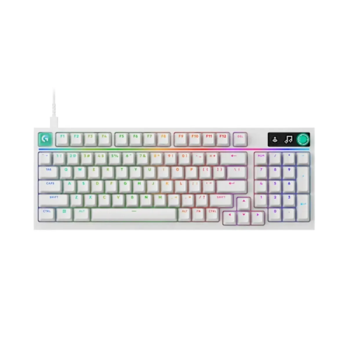 TECLADO LOGITECH G316 X WHITE USB MEC 920-014226