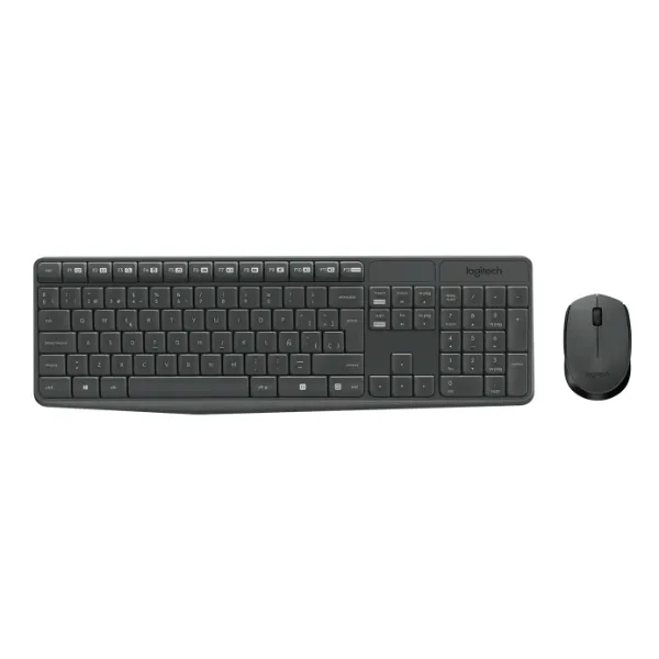 TECLADO+MOUSE LOGITECH WIR MK235 GREY 920-007901