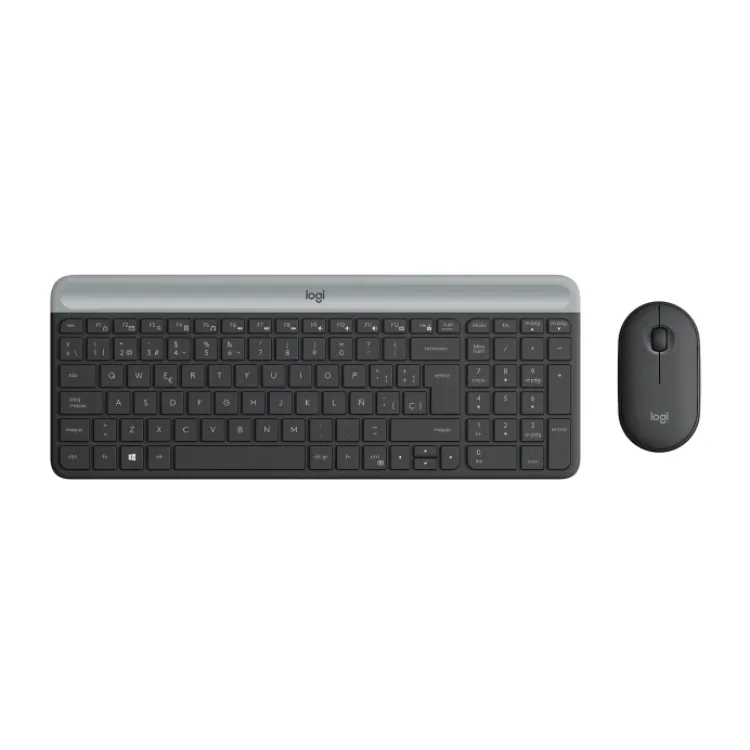 TECLADO+MOUSE LOGITECH WIR MK470 SLIM BLACK 920-009266