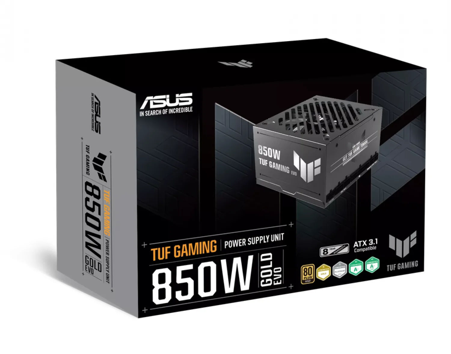 FUENTE GAMER ASUS TUF GAMING 850W EVO