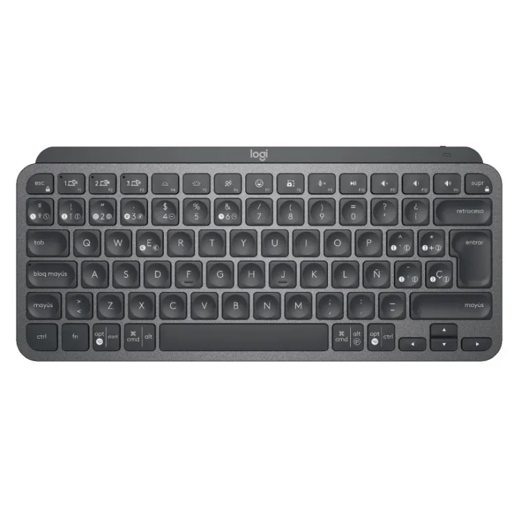 TECLADO LOGITECH WIRELESS MX KEYS MINI BLACK RETROILUM 920-010476