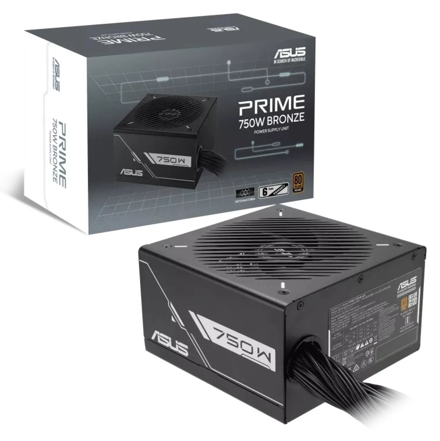 FUENTE ASUS PRIME 750W BRONZE BLACK