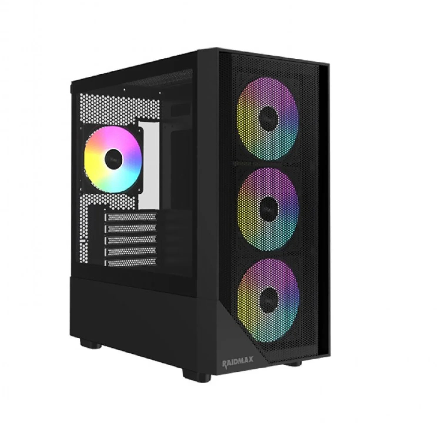 Gabinete Gamer Raidmax Meshian Series X609 Microatx Black — foto 2