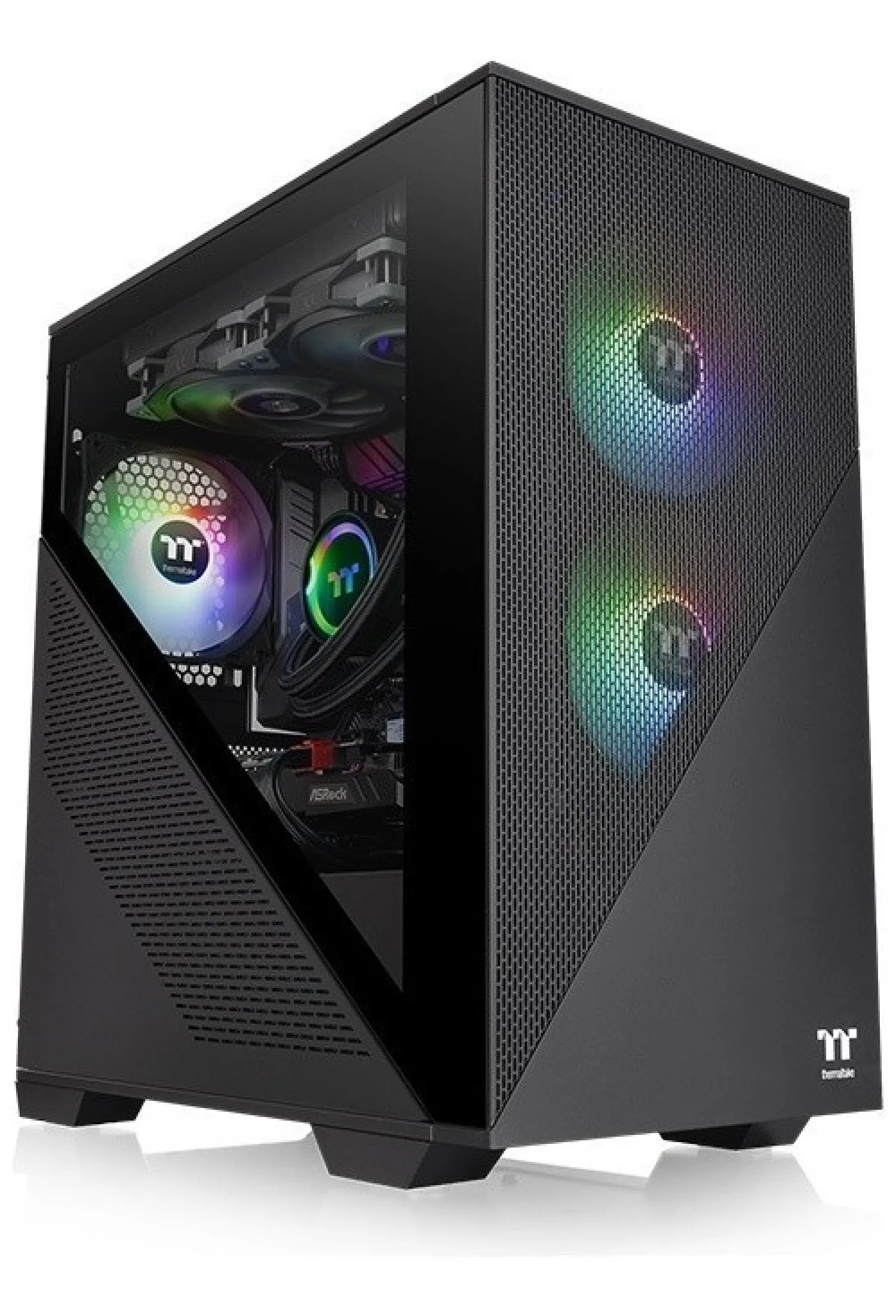 GABINETE GAMER THERMALTAKE DIVIDER 170 TG ARGB BLACK TEMP GLASS