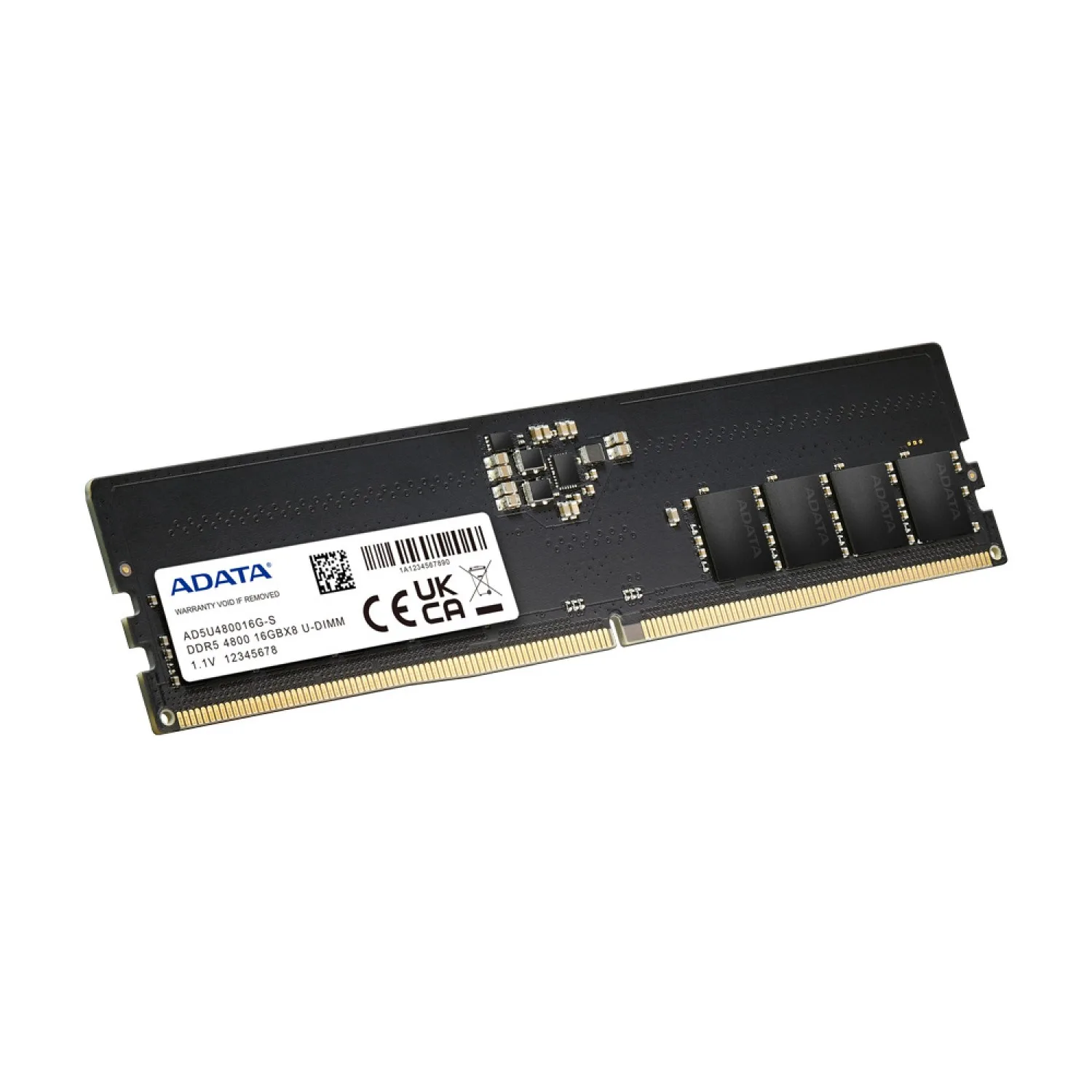 Memoria Ram UDIMM ADATA 16GB DDR5 4800MHz CL40 1.1V