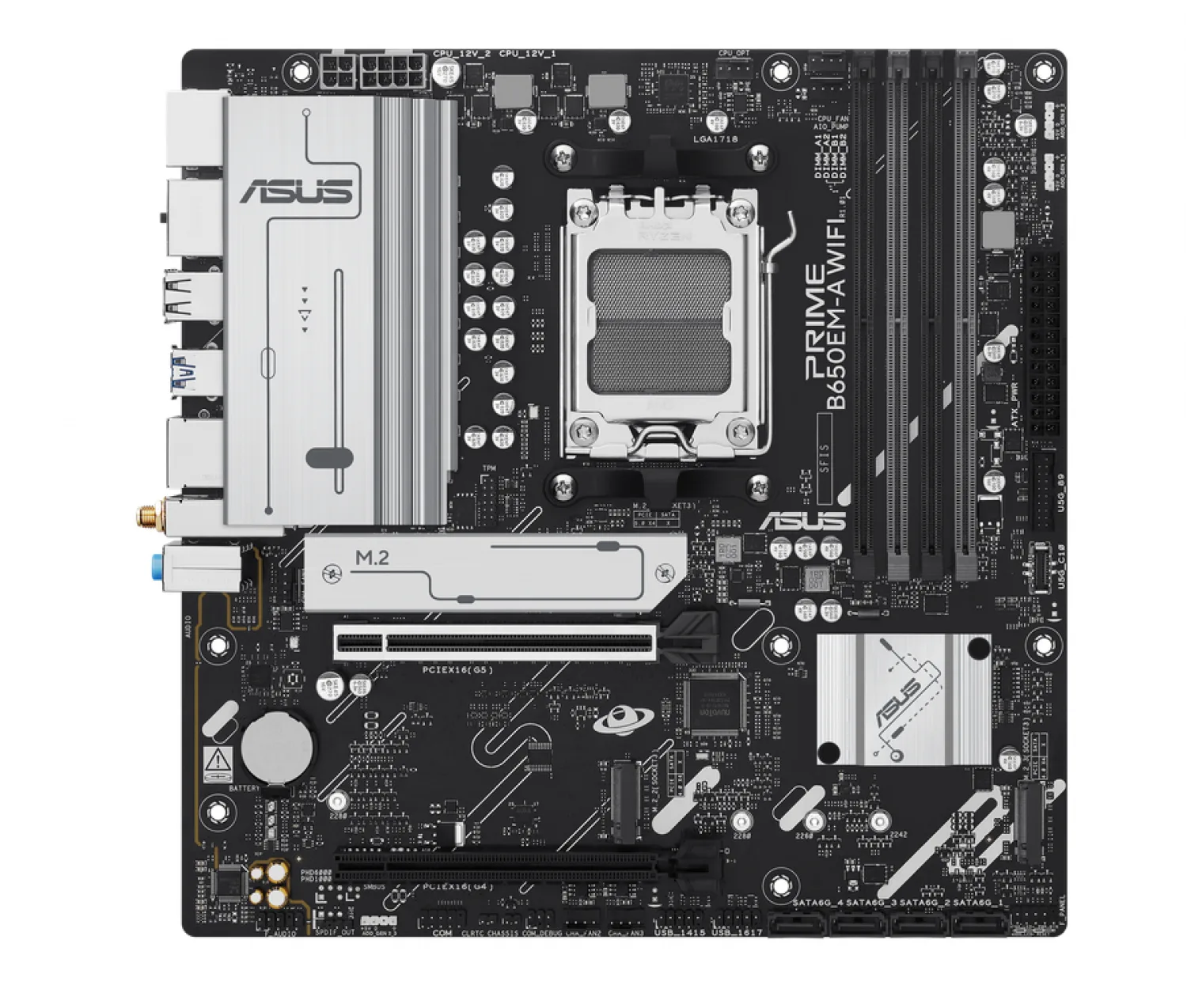 MOTHERBOARD ASUS PRIME B650EM-A WIFI AM5 DDR5