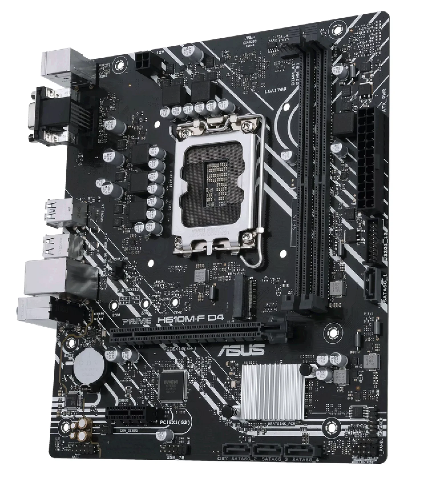 MOTHERBOARD ASUS PRIME H610M-F D4 R2.0 LGA 1700 DDR4