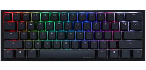 Teclado Gamer Ducky One 2 Mini Rgb Kailh Box White Swicht Double-shot Pbt Mecanico