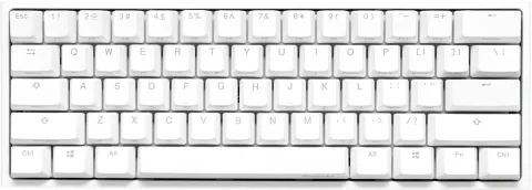Teclado Gamer Ducky One 2 Mini Rgb White 60 Mecanico