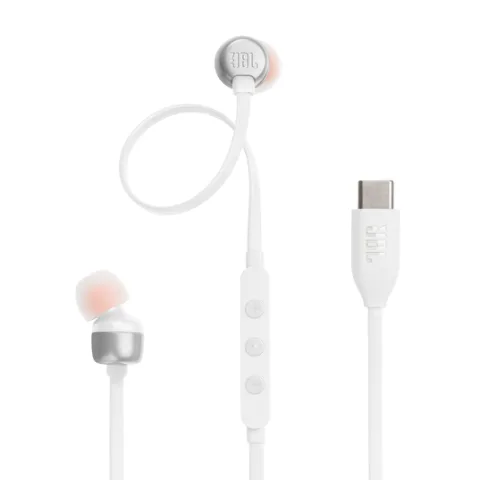 AURICULAR JBL T310C CABLEADO USB C BLANCO (1191)