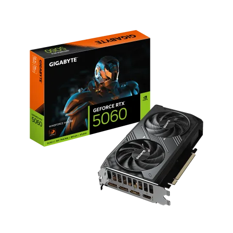 Placa de Video Gigabyte RTX 5060 Windforce OC 8G