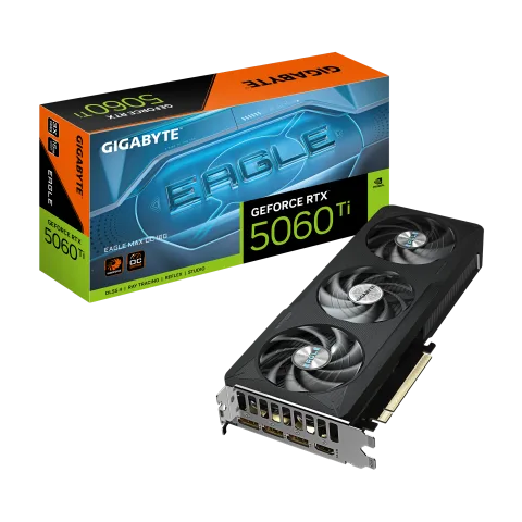 Placa de Video Gigabyte RTX 5060 Ti Eagle Max 8GB OC